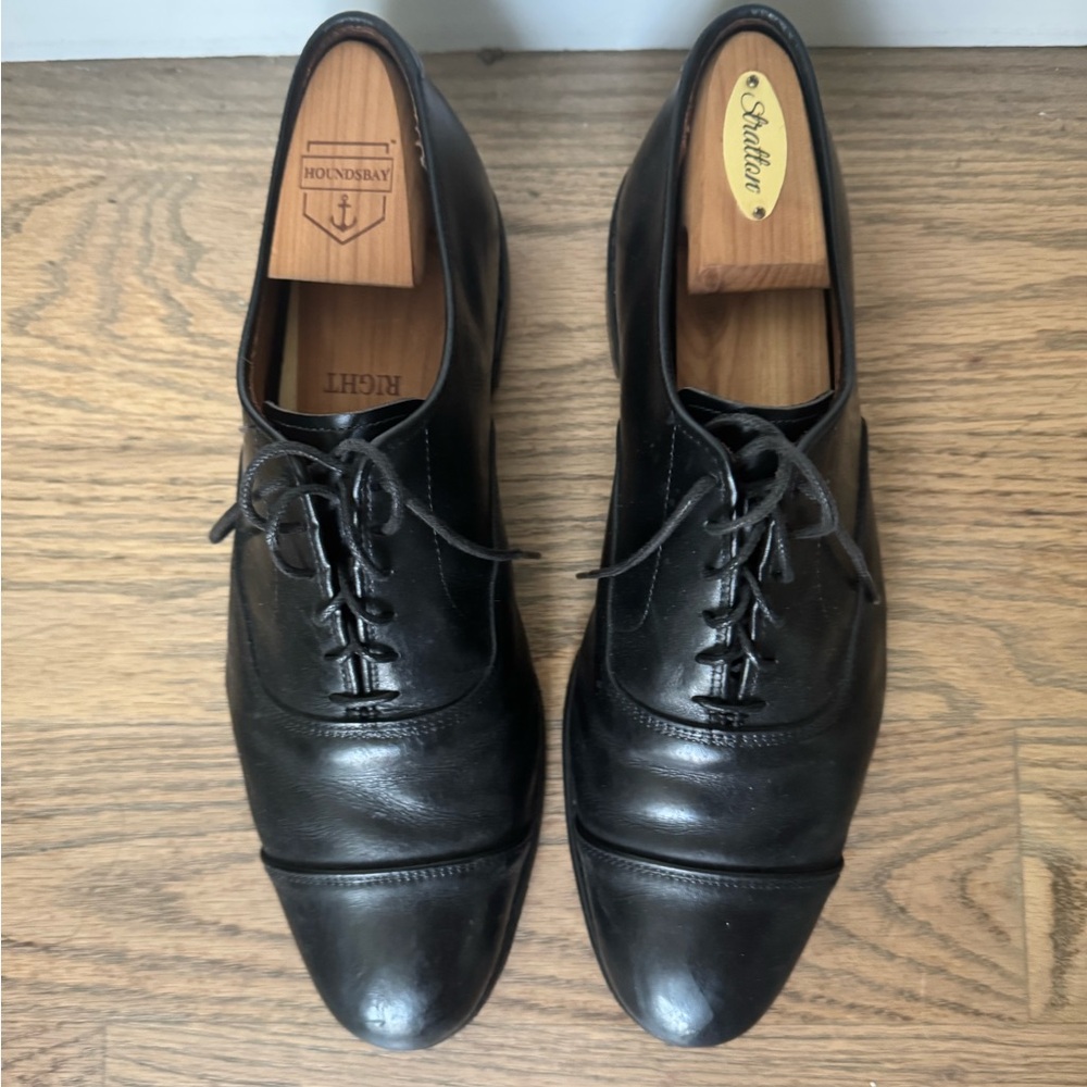 Black Leather Men's Dress Shoes